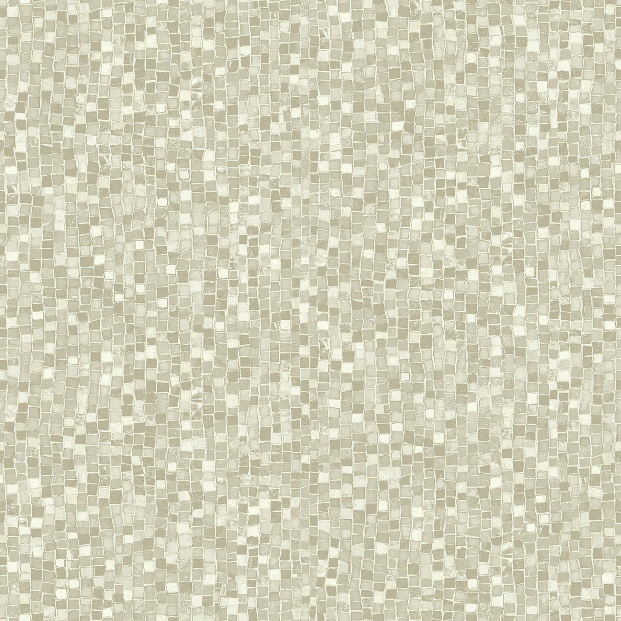Advantage 4020-78407 Ziggy Taupe Stone Mosaic Wallpaper