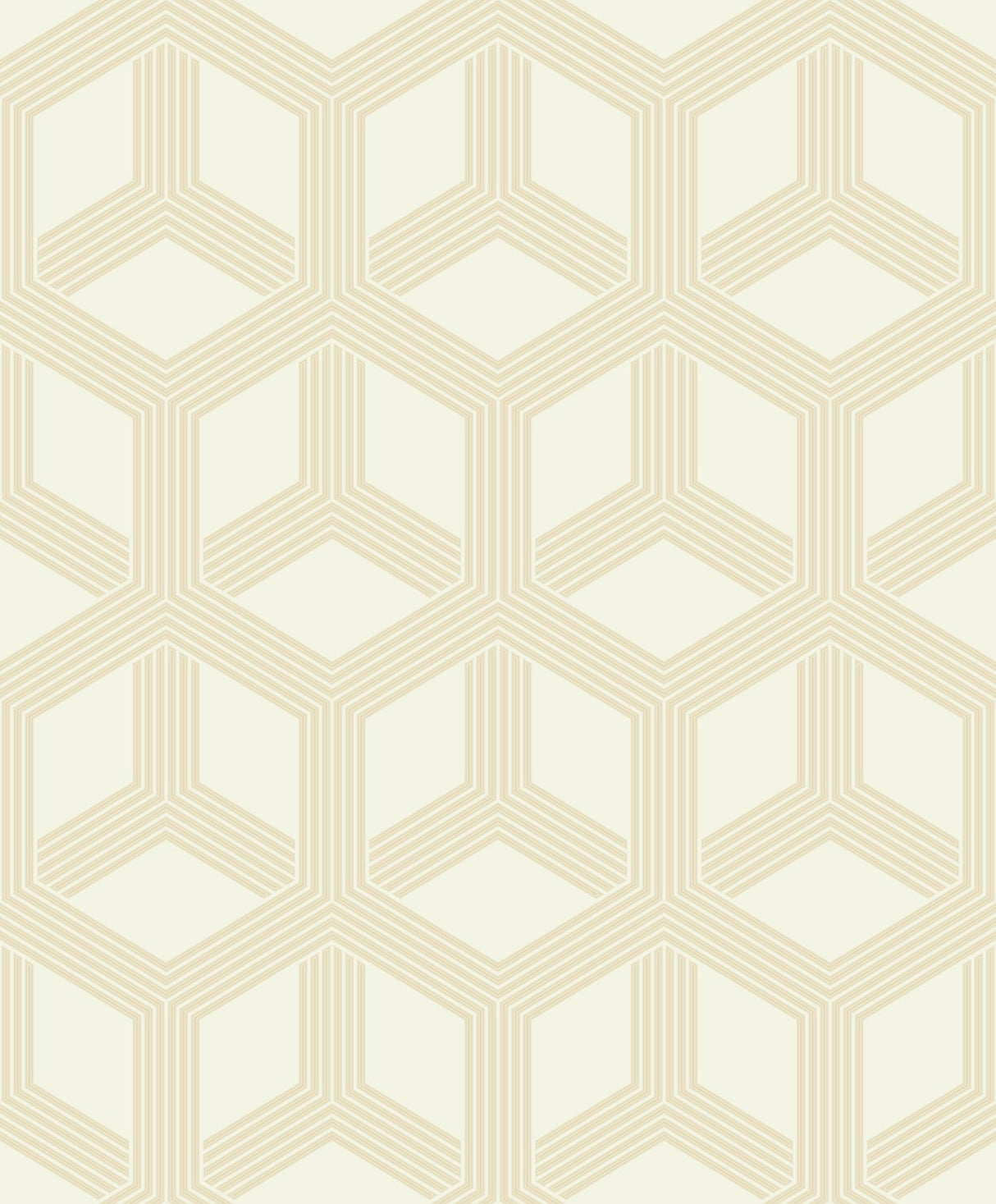 Advantage 4020-84207 Xander Cream Glam Geometric Wallpaper