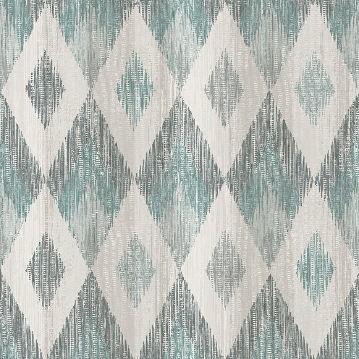 Advantage 4020-96101 Ace Teal Diamond Wallpaper