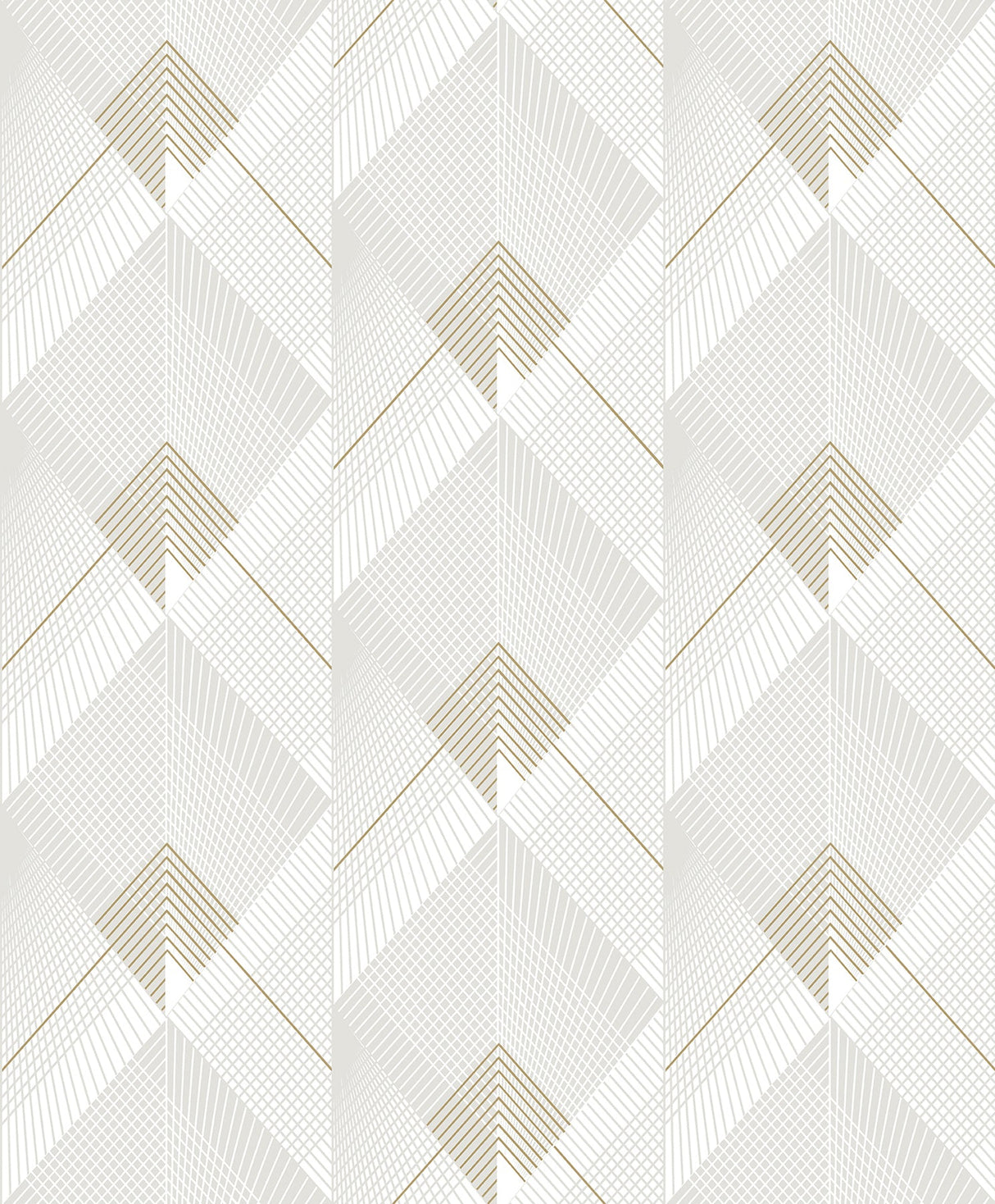 Advantage 4020-96700 Raoul Silver Fanning Diamonds Wallpaper