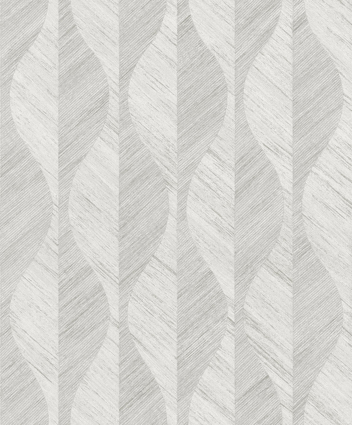 Advantage 4025-82503 Oresome Silver Ogee Wallpaper
