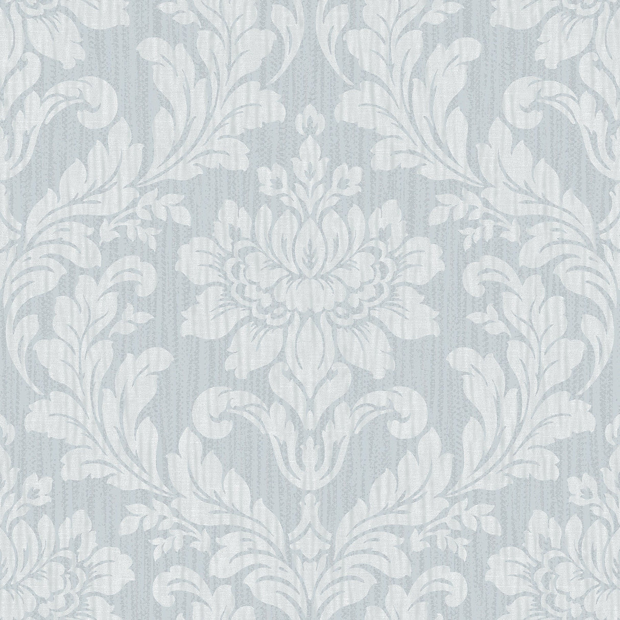 Advantage 4025-82521 Galois Light Blue Damask Wallpaper