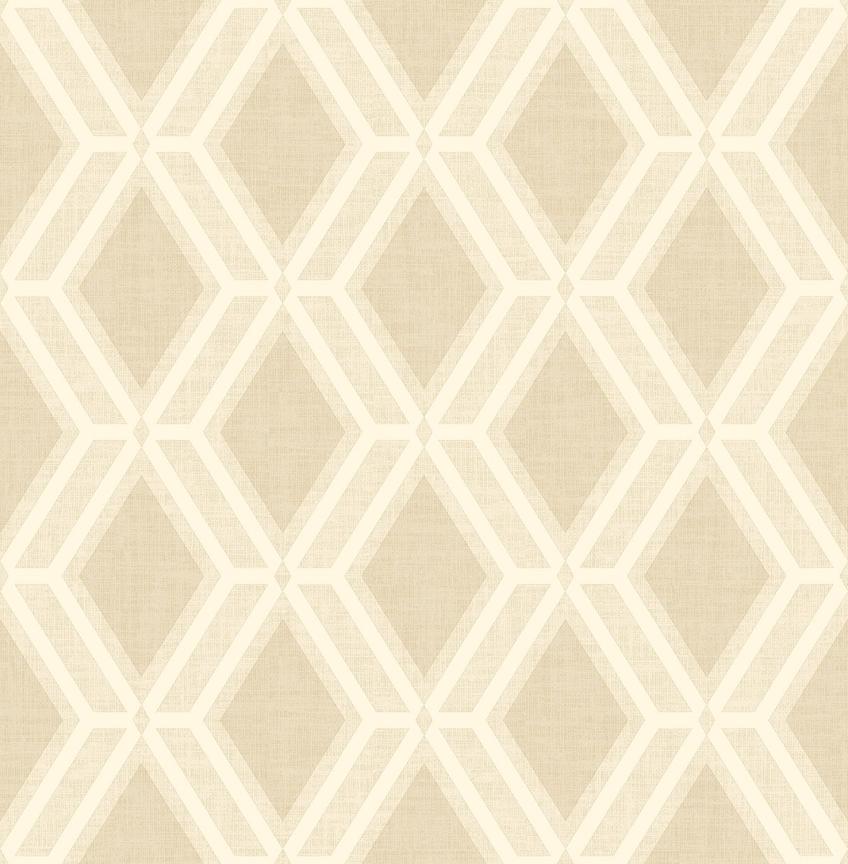 Advantage 4025-82539 Mersenne Beige Geometric Wallpaper