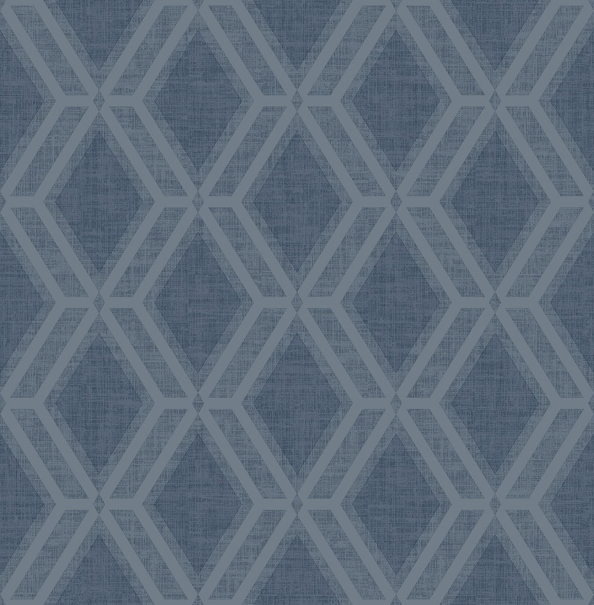 Advantage 4025-82541 Mersenne Indigo Geometric Wallpaper