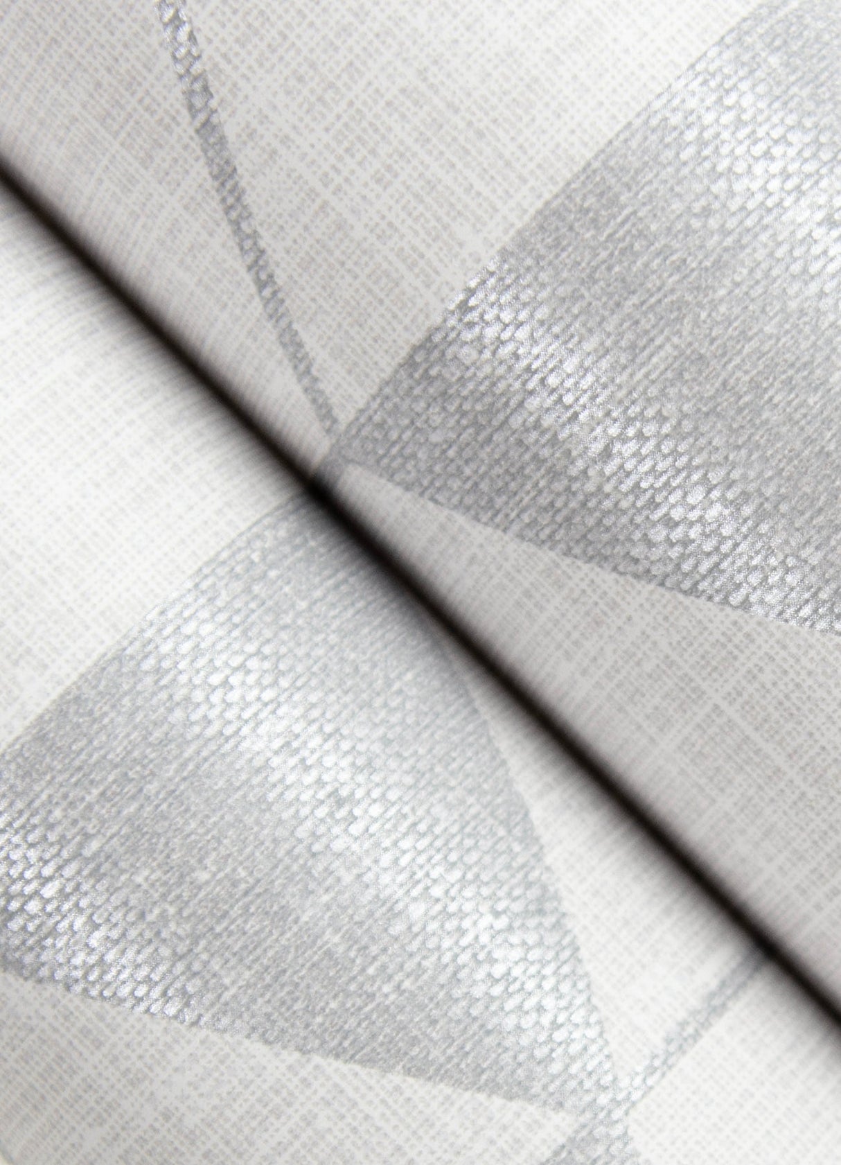 A-Street Prints 4034-26771 Fairbank Silver Linen Geometric Wallpaper by Scott Living