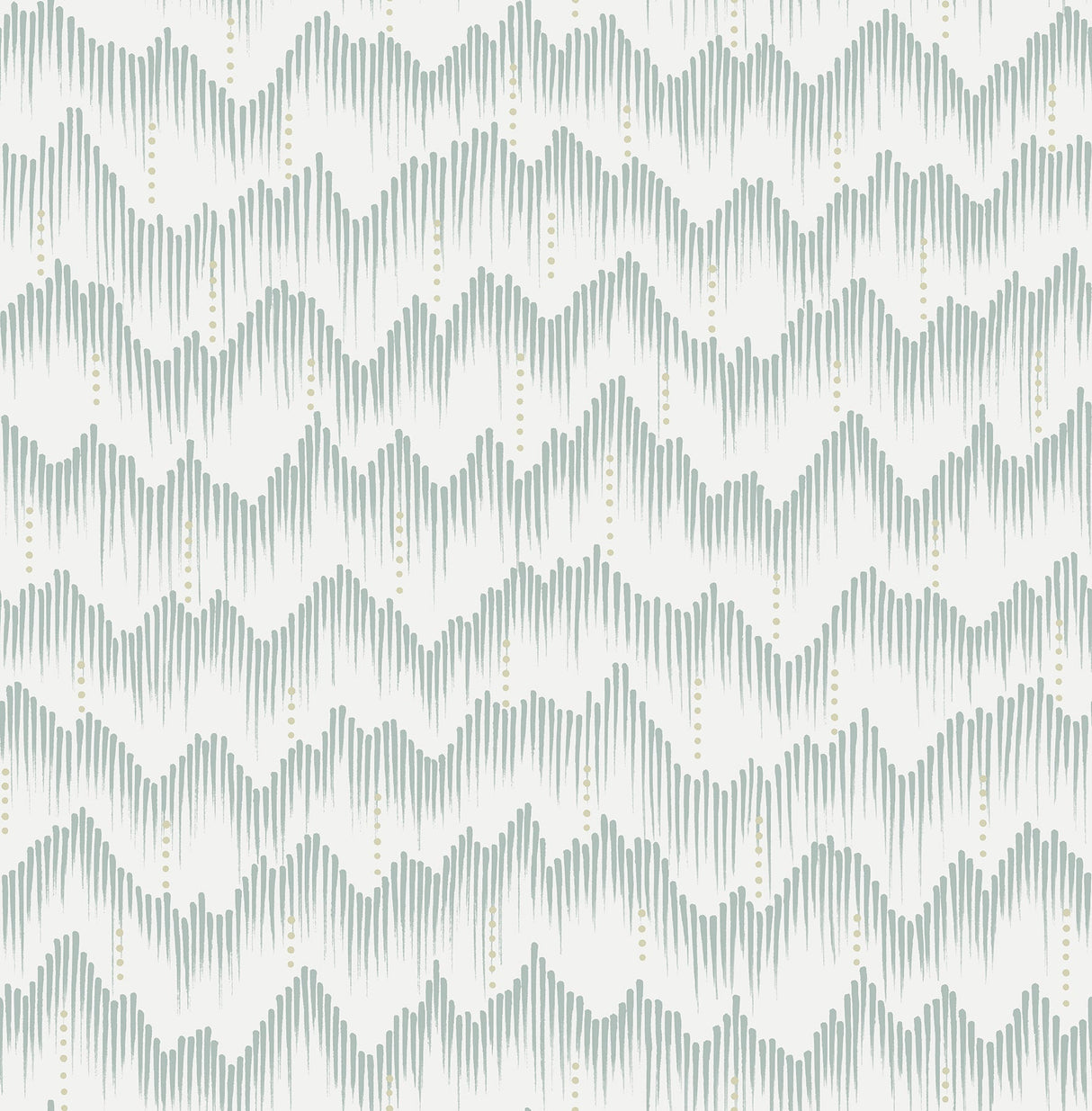 A-Street Prints 4034-26776 Holmby Seafoam Brushstroke Zigzag Wallpaper by Scott Living