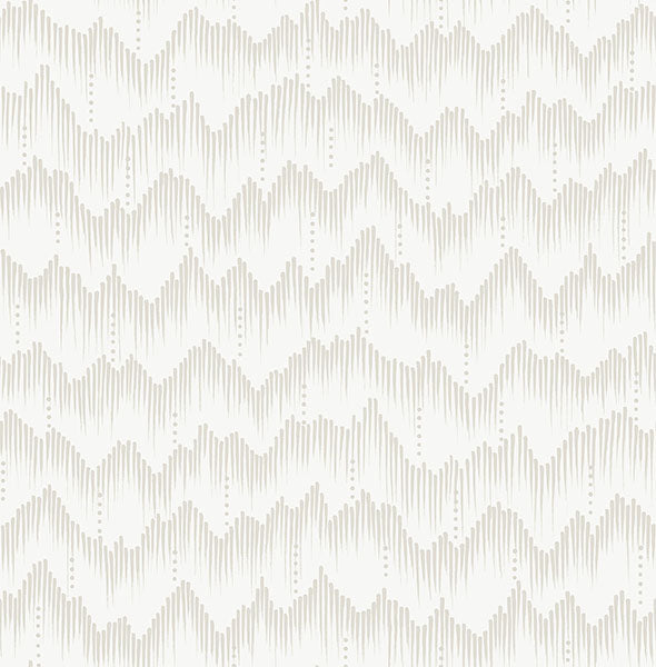 Eade’s Holmby Bone Brushstroke Zigzag Wallpaper by Scott Liv