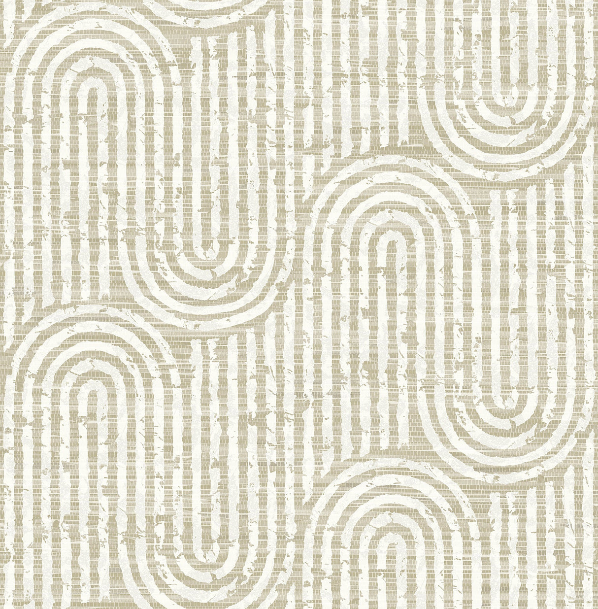 A-Street Prints 4034-26786 Trippet Light Brown Zen Waves Wallpaper by Scott Living