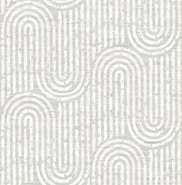 Eade’s Trippet Bone Zen Waves Wallpaper by Scott Living Bone