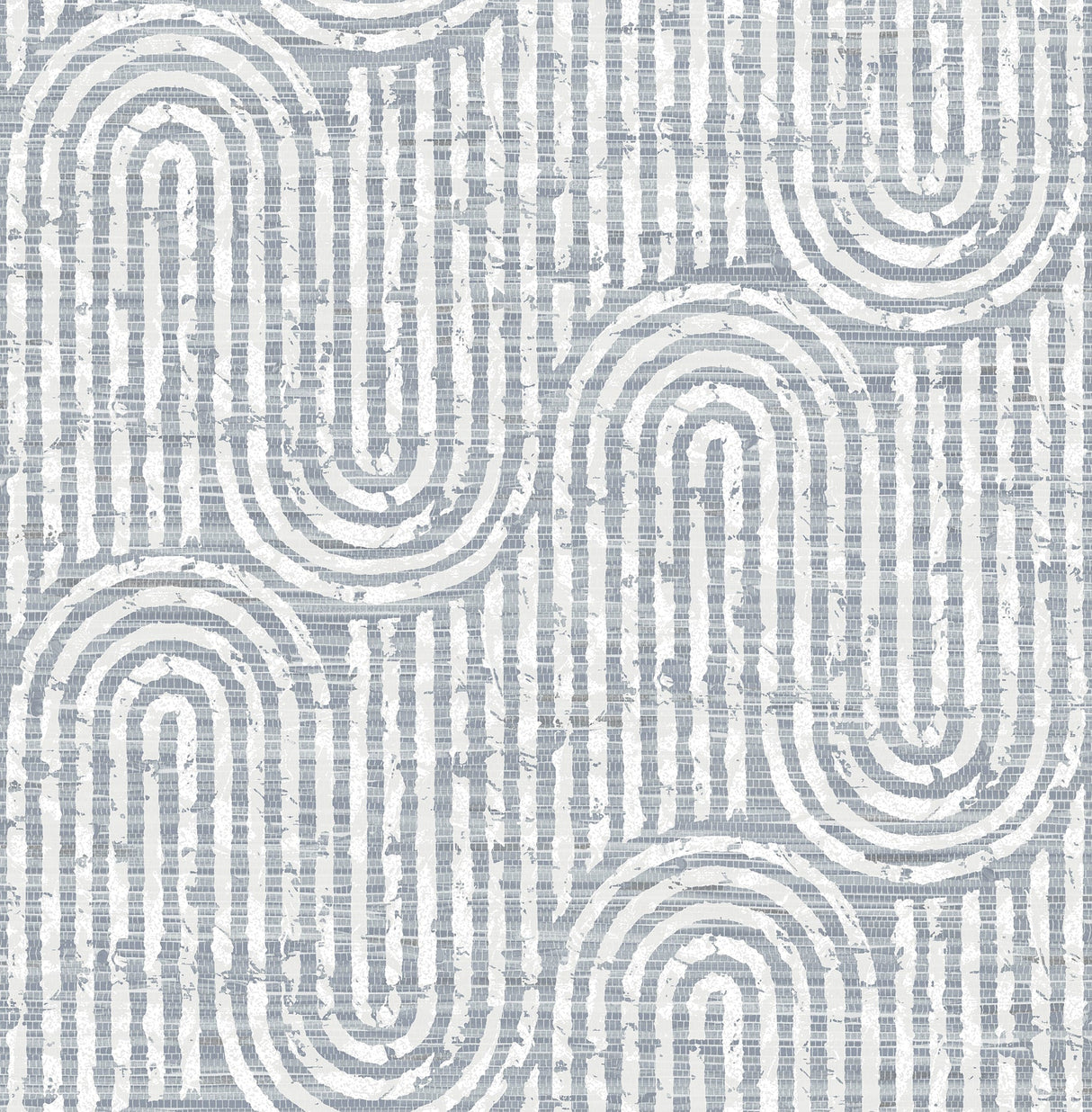 A-Street Prints 4034-26788 Trippet Blue Zen Waves Wallpaper by Scott Living