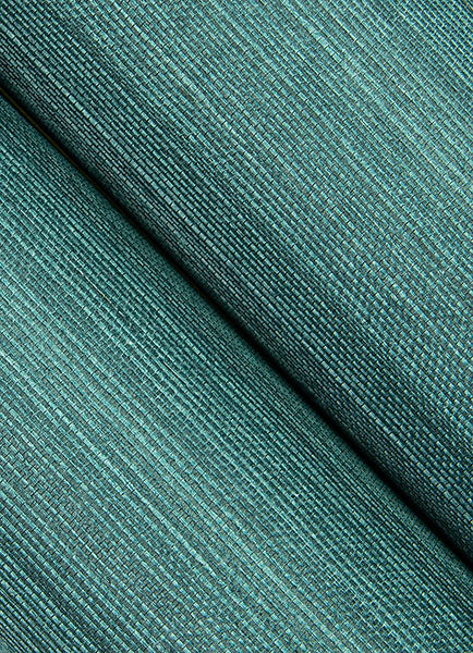 Eade’s Colcord Teal Sisal Grasscloth Wallpaper by Scott Livi