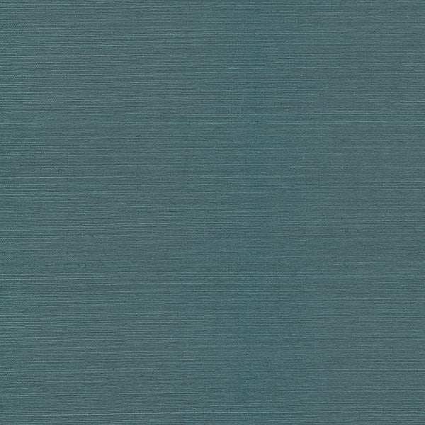 Eade’s Colcord Teal Sisal Grasscloth Wallpaper by Scott Livi