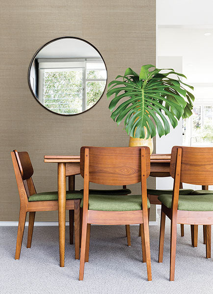 Eade’s Colcord Wheat Sisal Grasscloth Wallpaper by Scott Liv