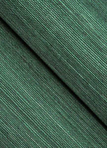 Eade’s Colcord Dark Green Sisal Grasscloth Wallpaper by Scot