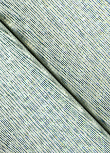 Eade’s Kenter Aqua Sisal Grasscloth Wallpaper by Scott Livin