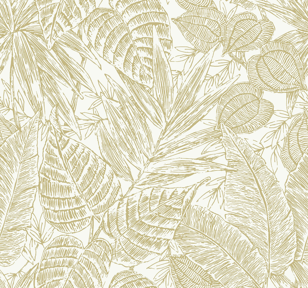 A-Street Prints 4034-72119 Brentwood Black Palm Leaves Wallpaper by Scott Living - Eade's Wallpaper