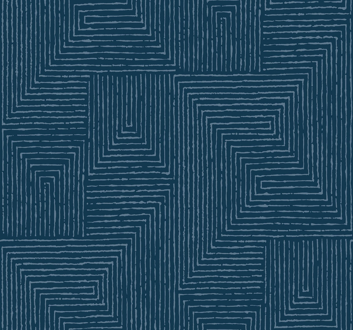 A-Street Prints 4034-72144 Mortenson Navy Geometric Wallpaper by Scott Living