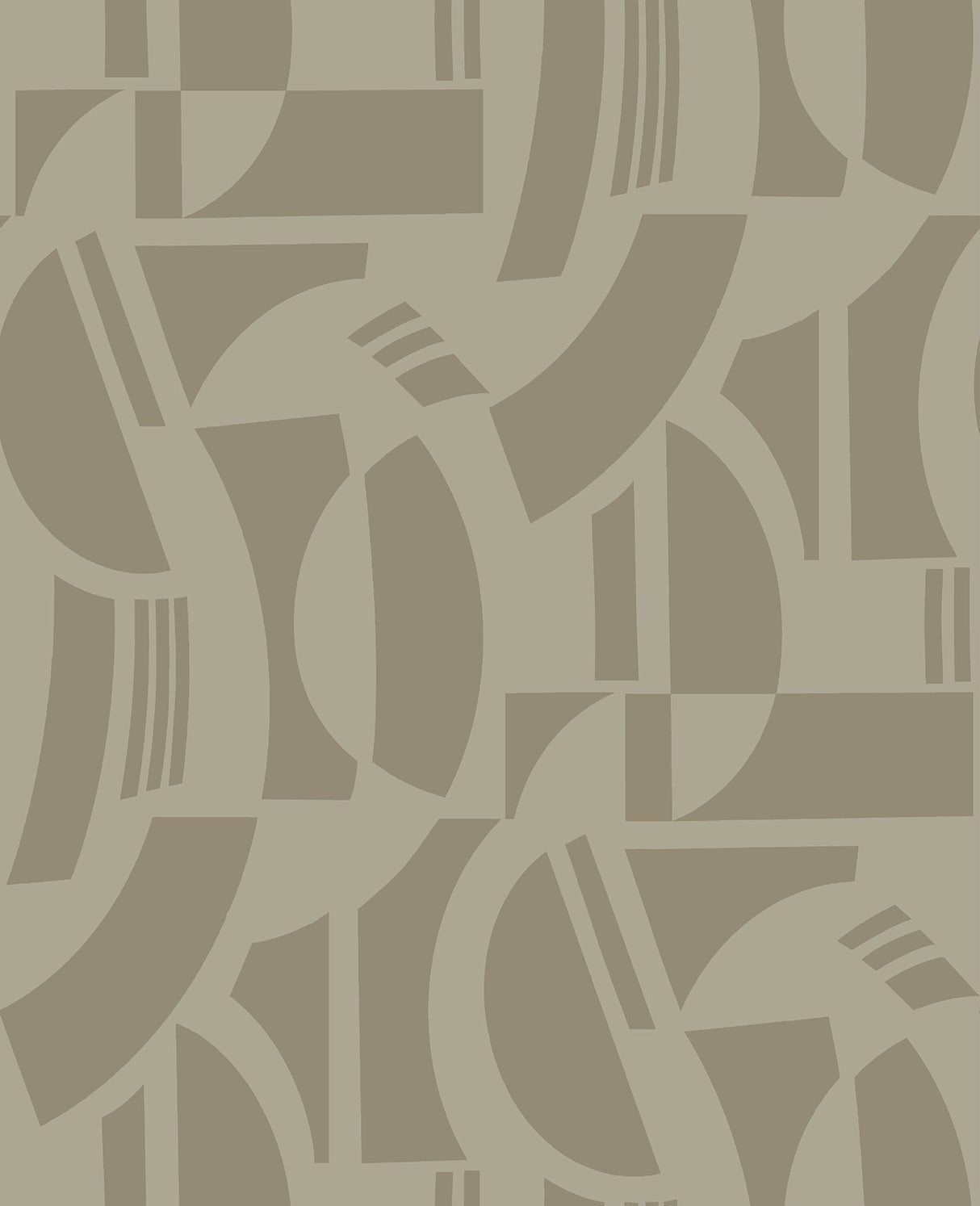 A-Street Prints 4034-87383 Carter Light Brown Geometric Flock Wallpaper by Scott Living