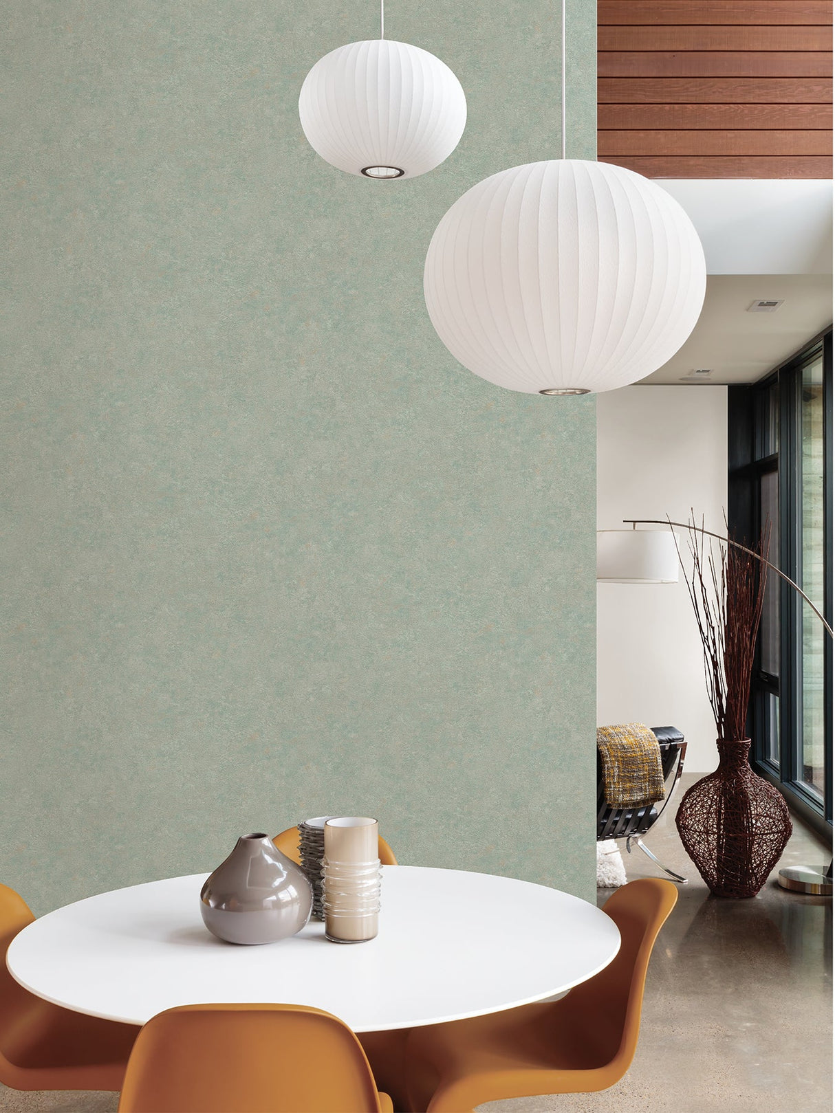 Advantage 4035-37744-5 Rini Moss Distressed Wallpaper