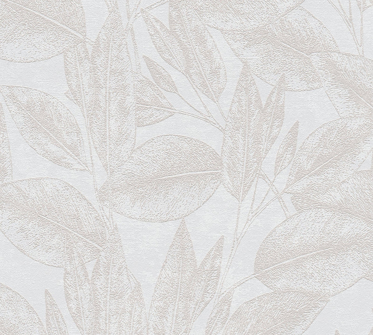 Advantage 4035-37836-1 Suki Cream Leaves Wallpaper