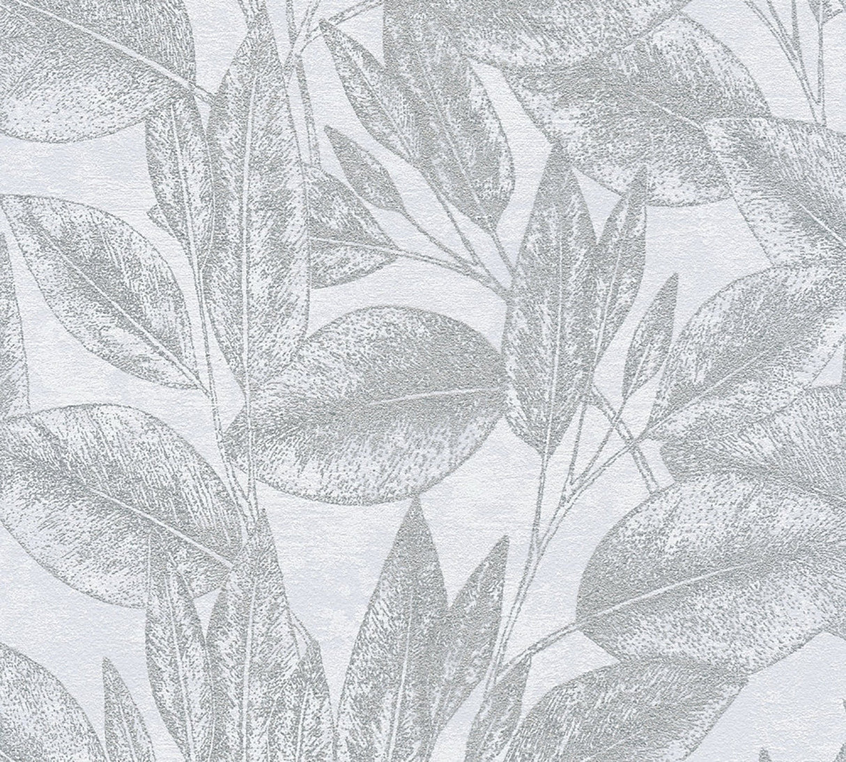 Advantage 4035-37836-2 Suki Silver Leaves Wallpaper