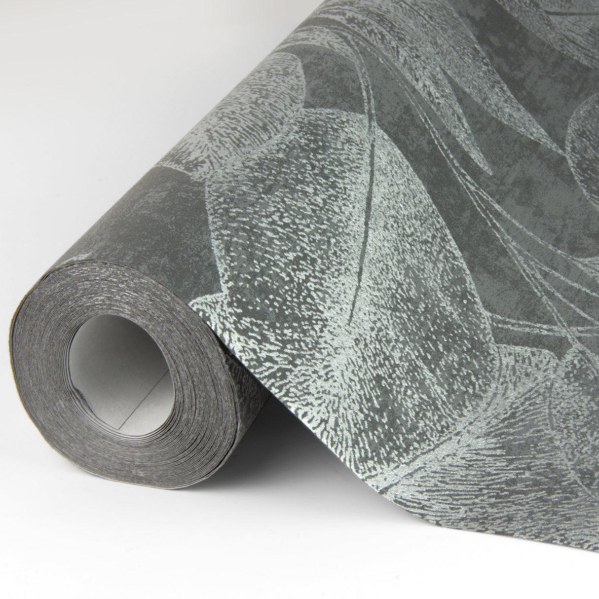 Advantage 4035-37836-4 Suki Grey Leaves Wallpaper