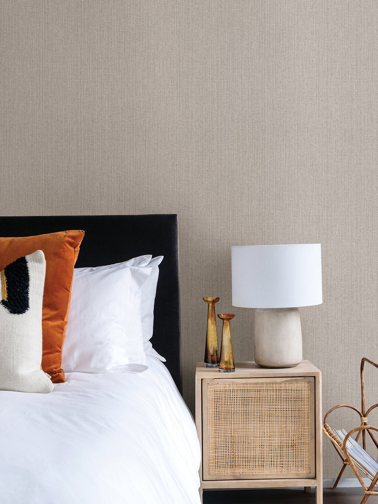 Advantage 4035-407969 Hoshi Grey Woven Wallpaper