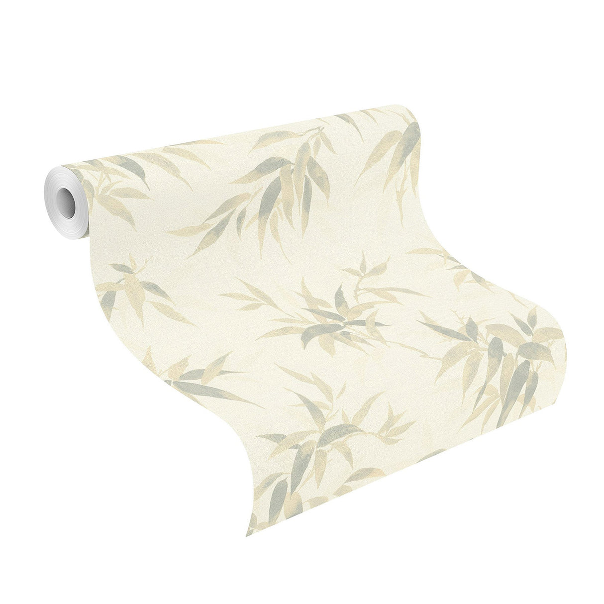 Advantage 4035-409741 Minori White Leaves Wallpaper