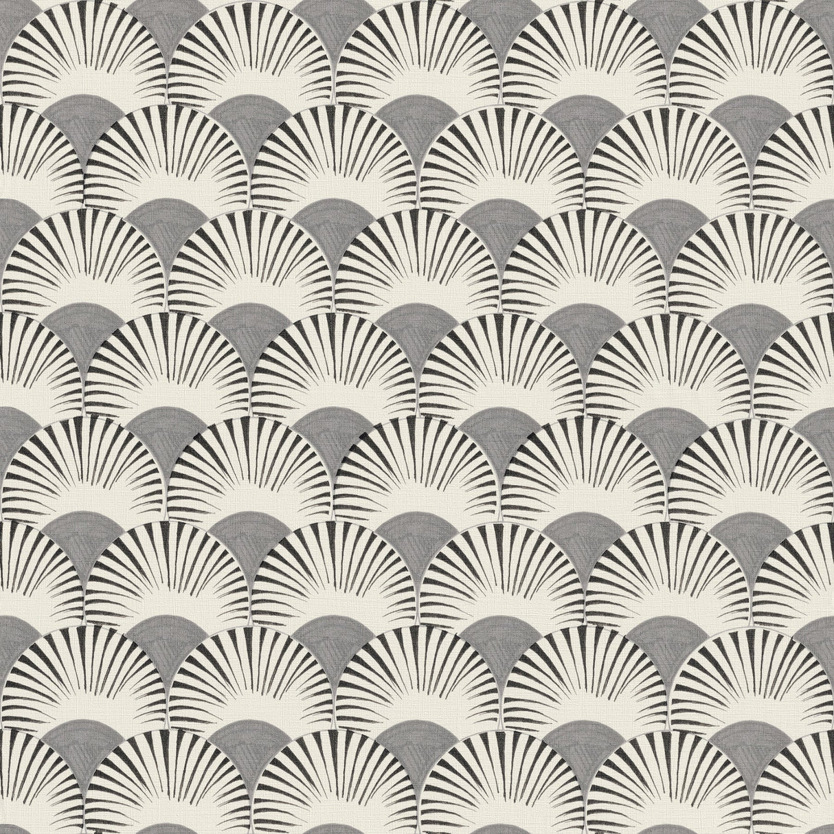 Advantage 4035-539318 Akemi Light Grey Fan Ogee Wallpaper