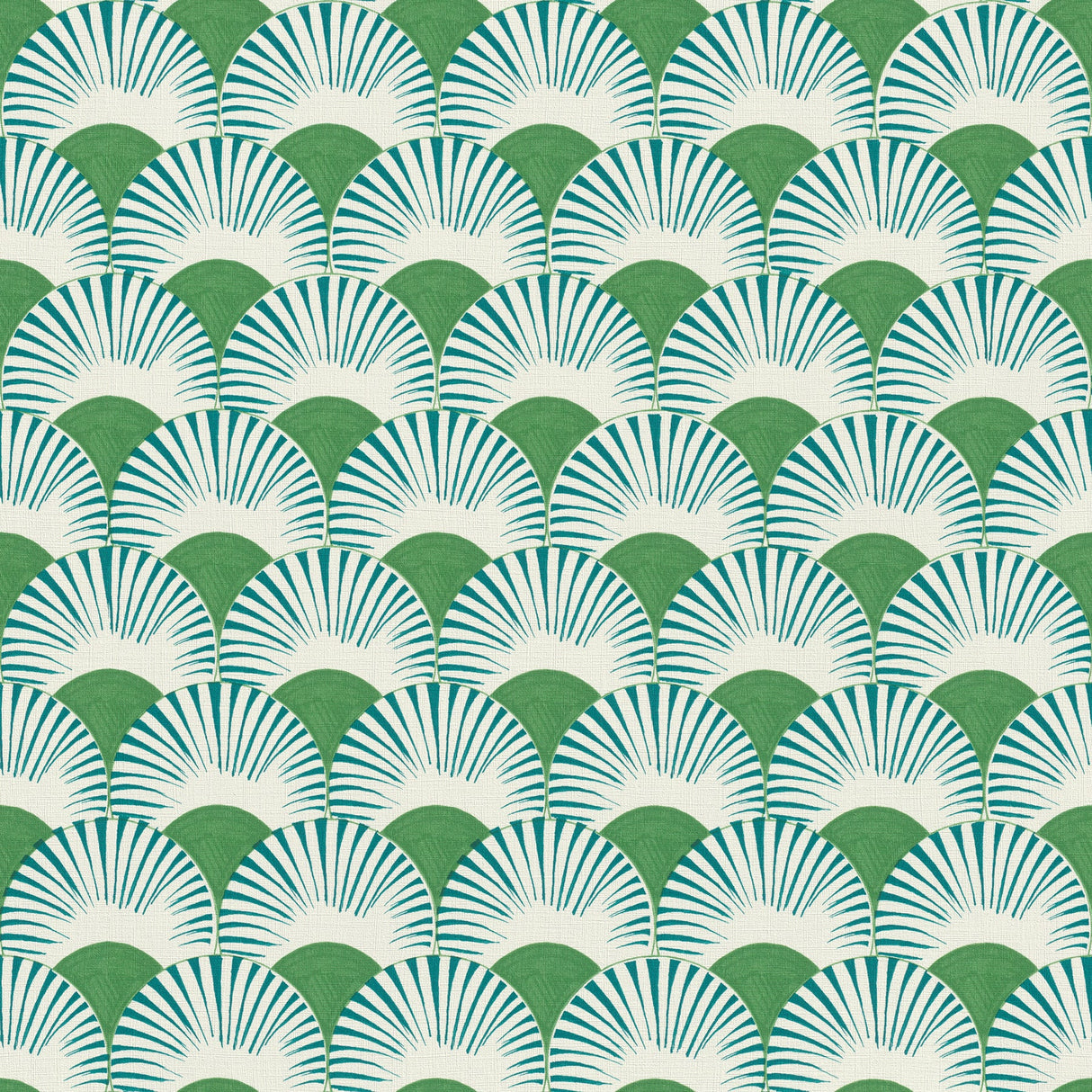Advantage 4035-539332 Akemi Green Fan Ogee Wallpaper