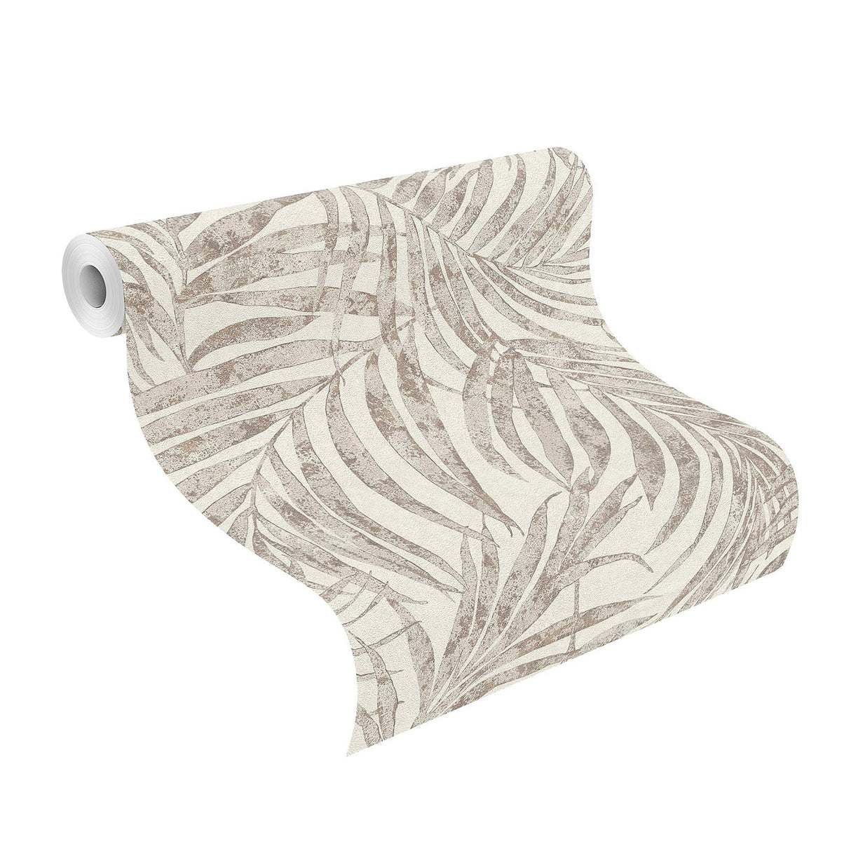 Advantage 4035-617412 Anzu Pewter Frond Wallpaper