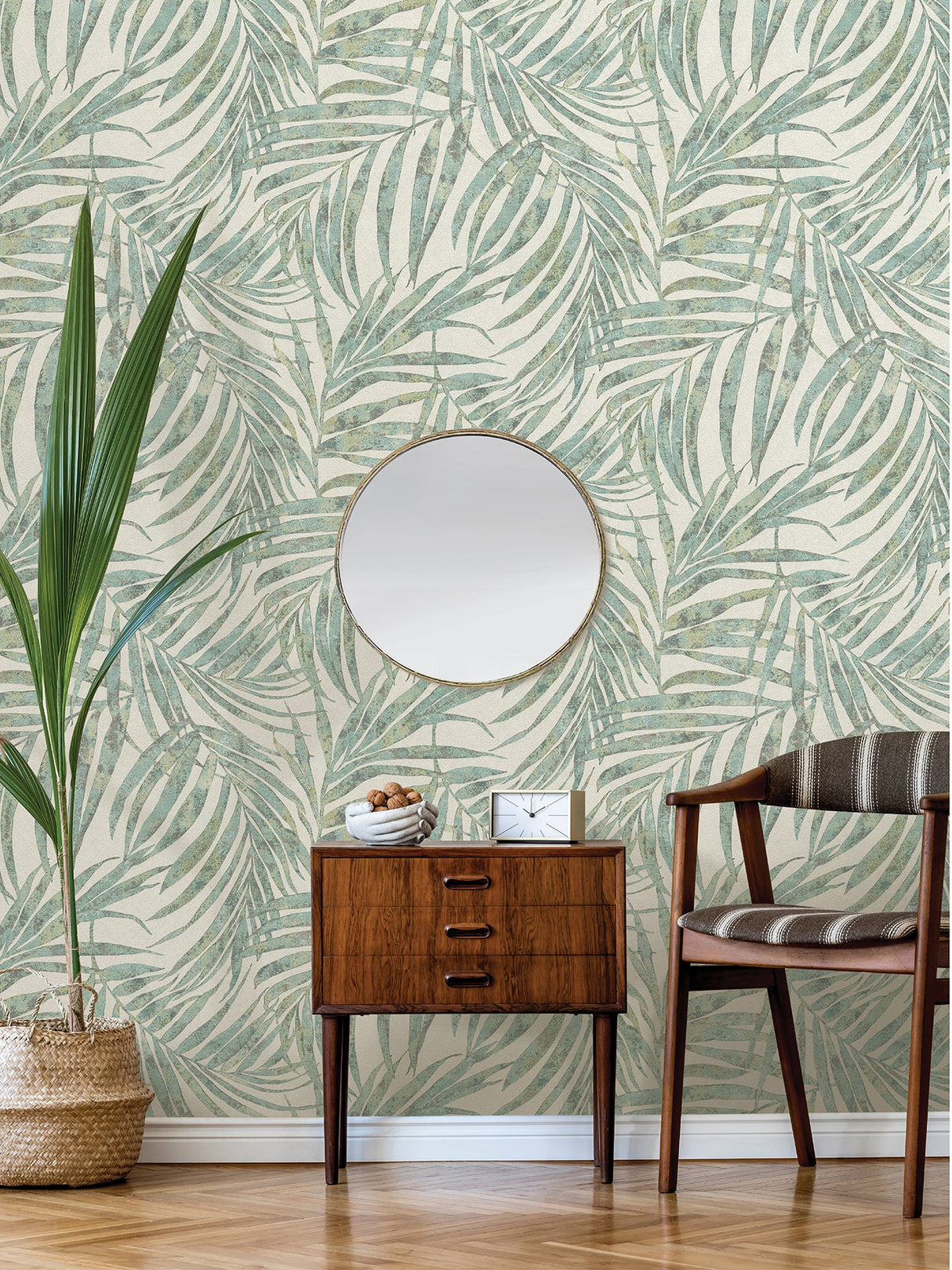 Advantage 4035-617443 Anzu Green Frond Wallpaper