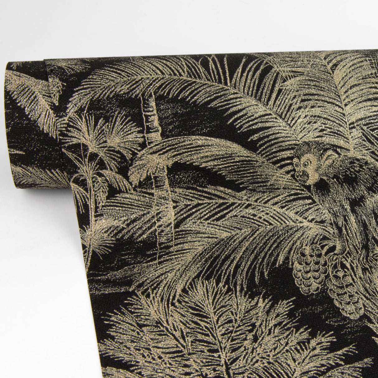 Advantage 4035-832525 Yubi Black Palm Trees Wallpaper
