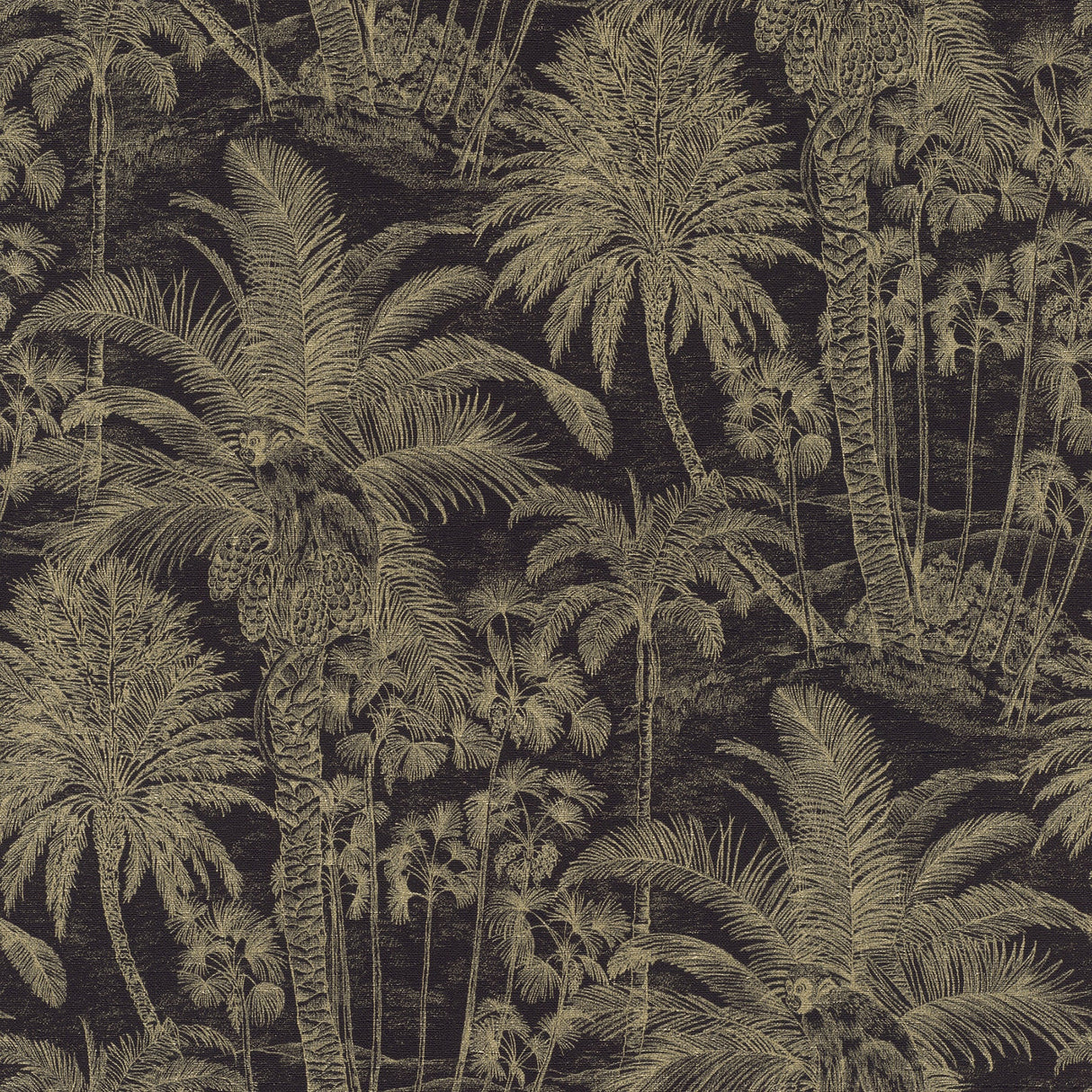 Advantage 4035-832525 Yubi Black Palm Trees Wallpaper