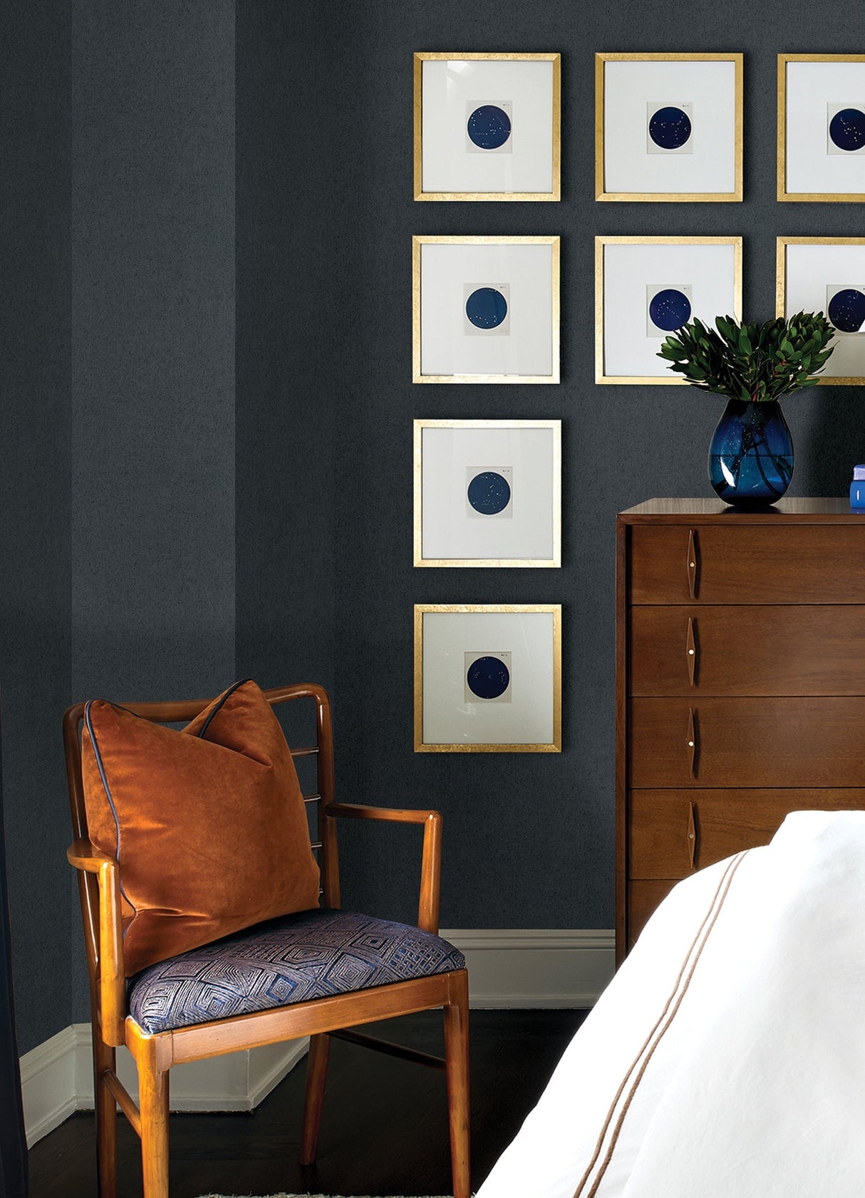 Advantage 4041-35601 Colter Denim Texture Wallpaper