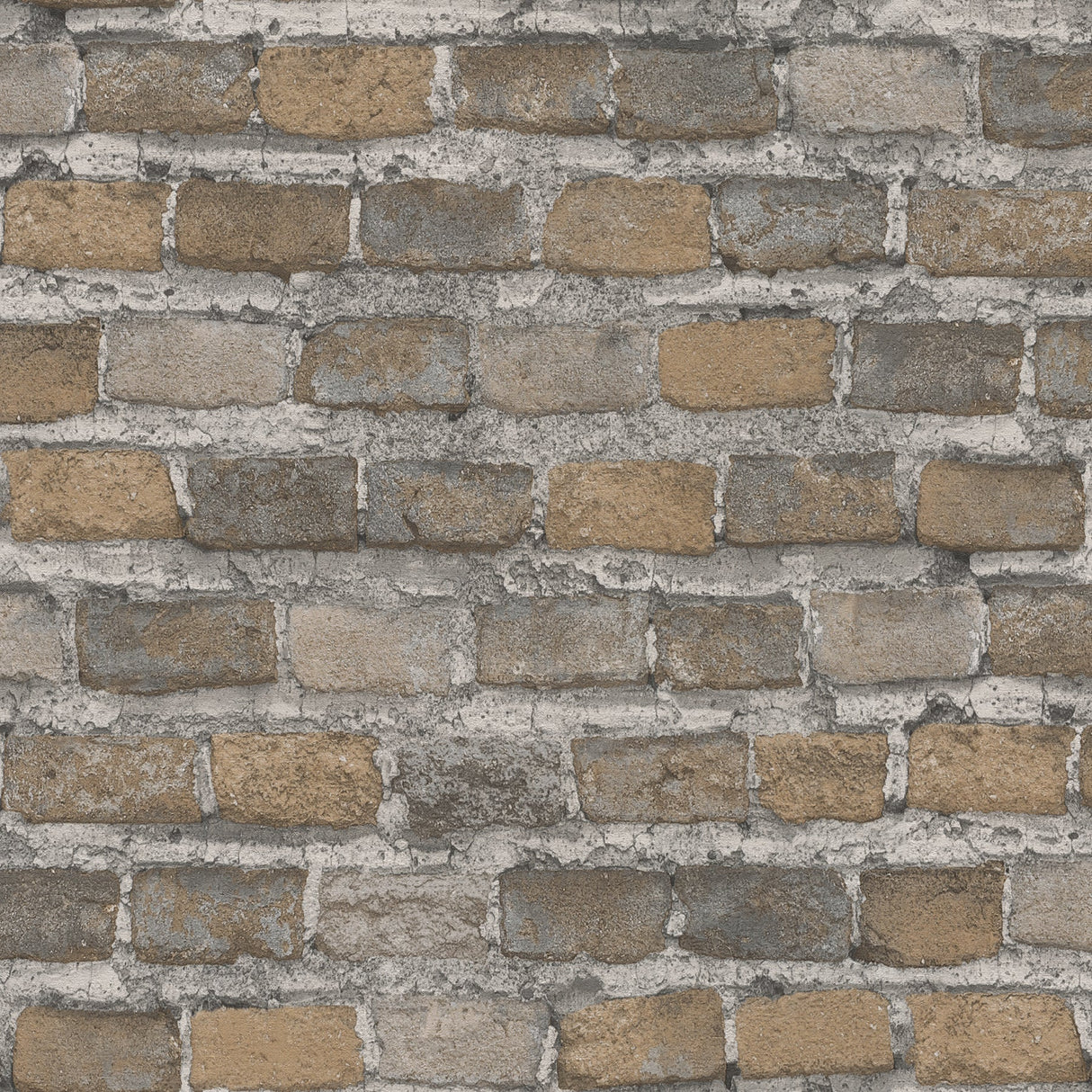 Advantage 4041-428056 Lennox Neutral Brick Wallpaper