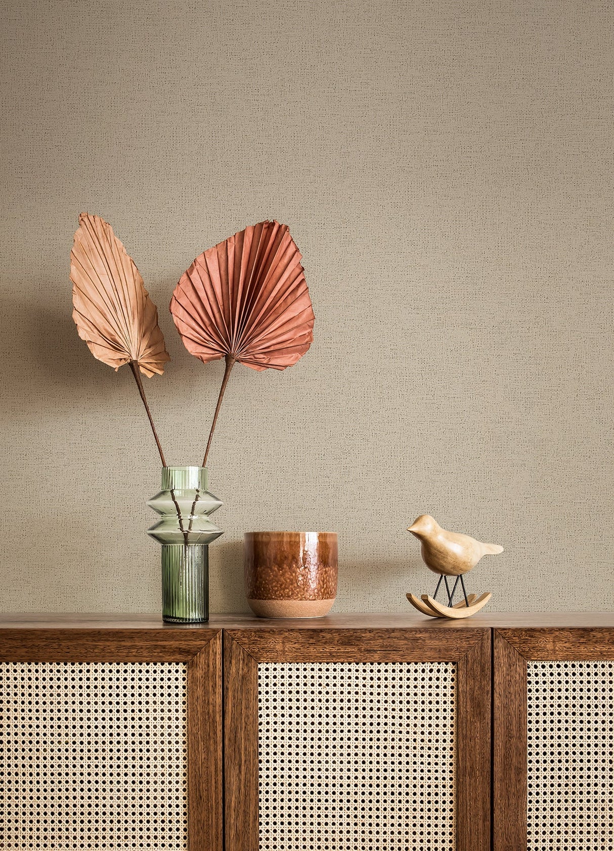 Advantage 4044-37178-2 Estefan Neutral Distressed Texture Wallpaper