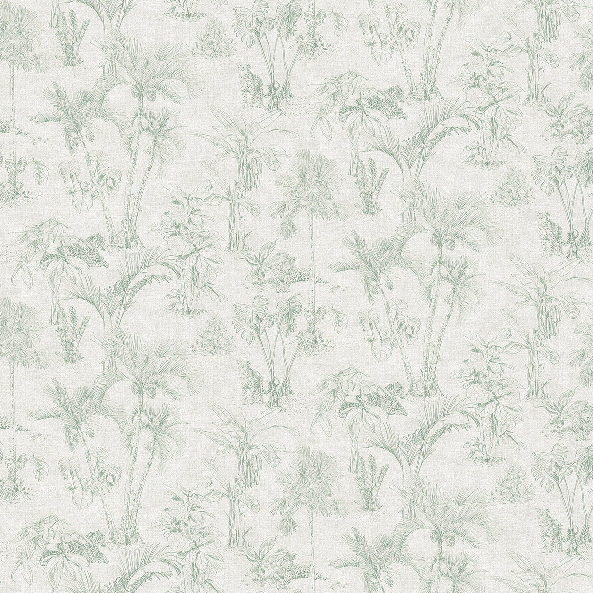 Advantage 4044-38021-2 Zapata Green Tropical Jungle Wallpaper