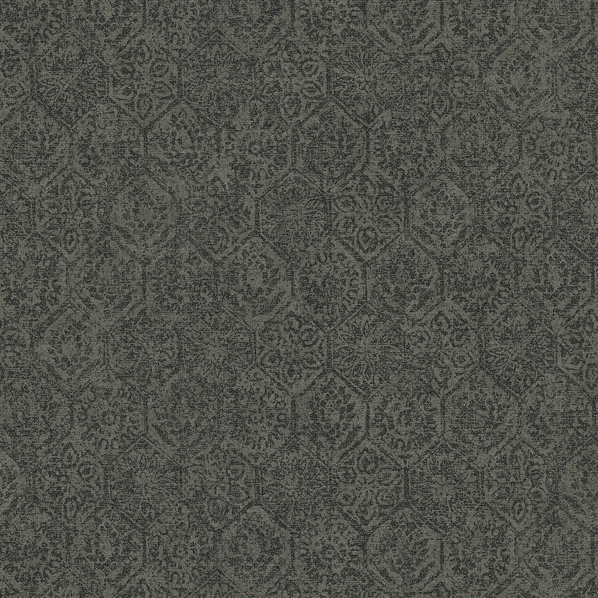 Advantage 4044-38022-3 Edsel Charcoal Geometric Wallpaper