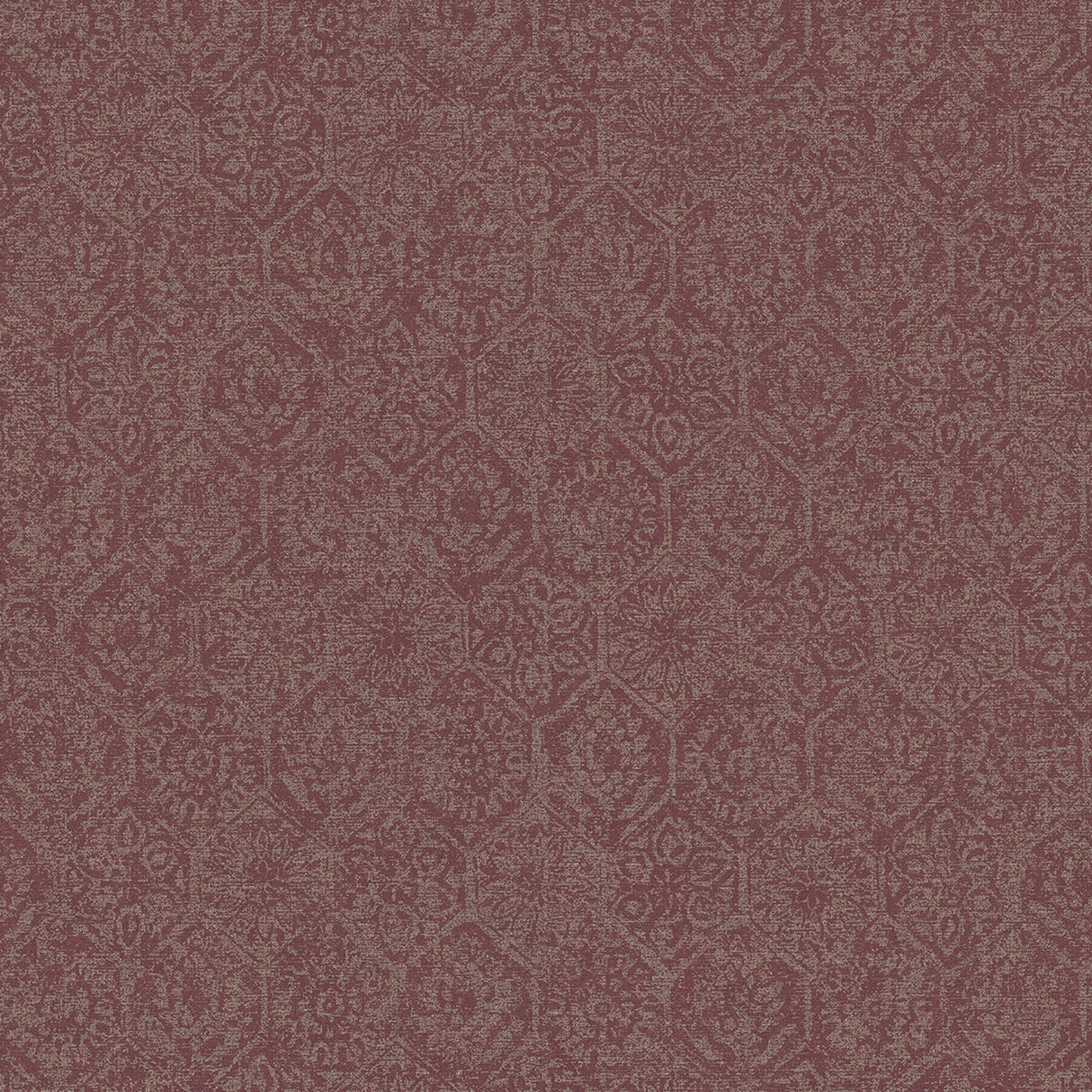 Advantage 4044-38022-4 Edsel Maroon Geometric Wallpaper