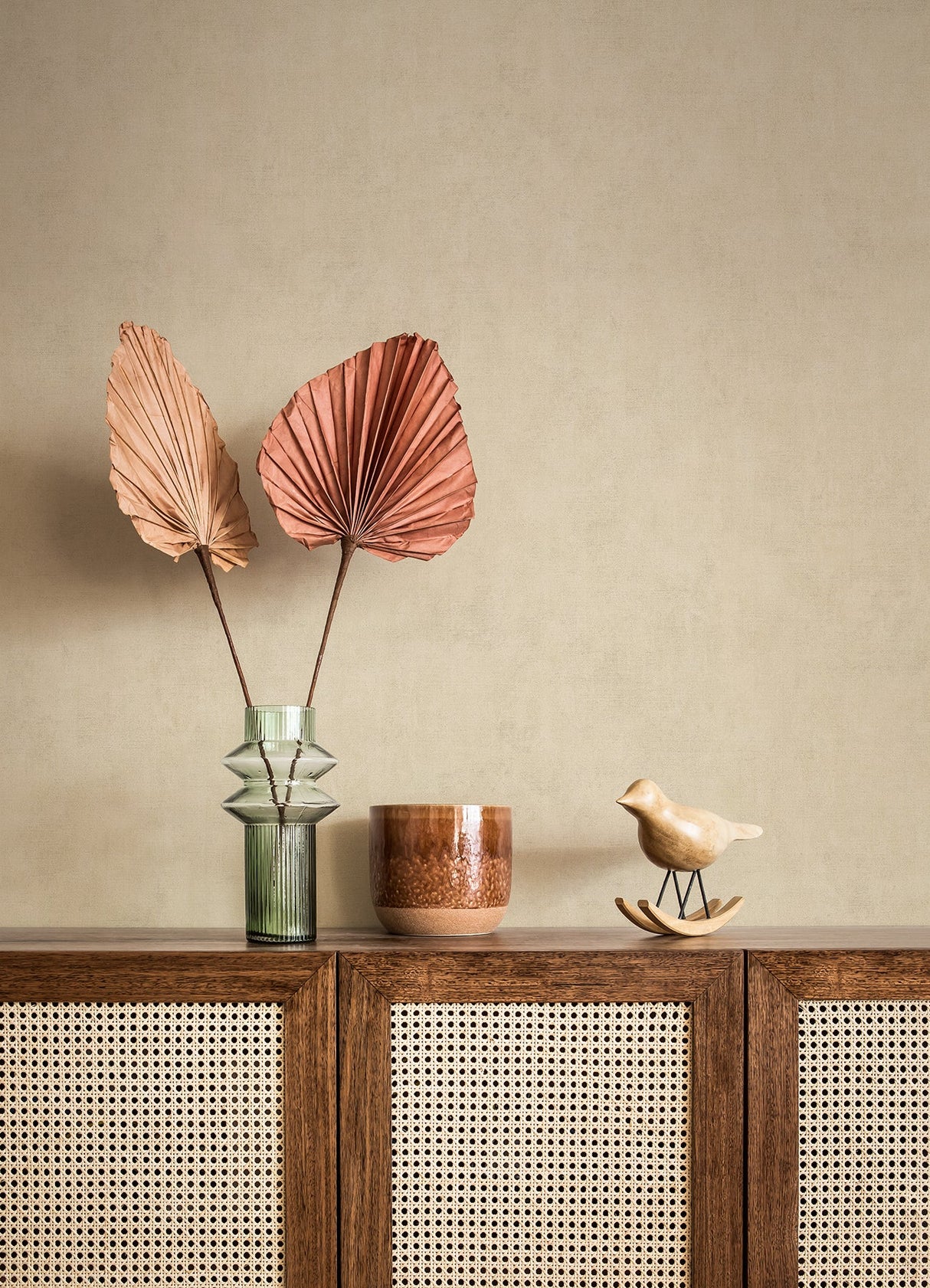 Advantage 4044-38024-5 Riomar Cream Distressed Texture Wallpaper