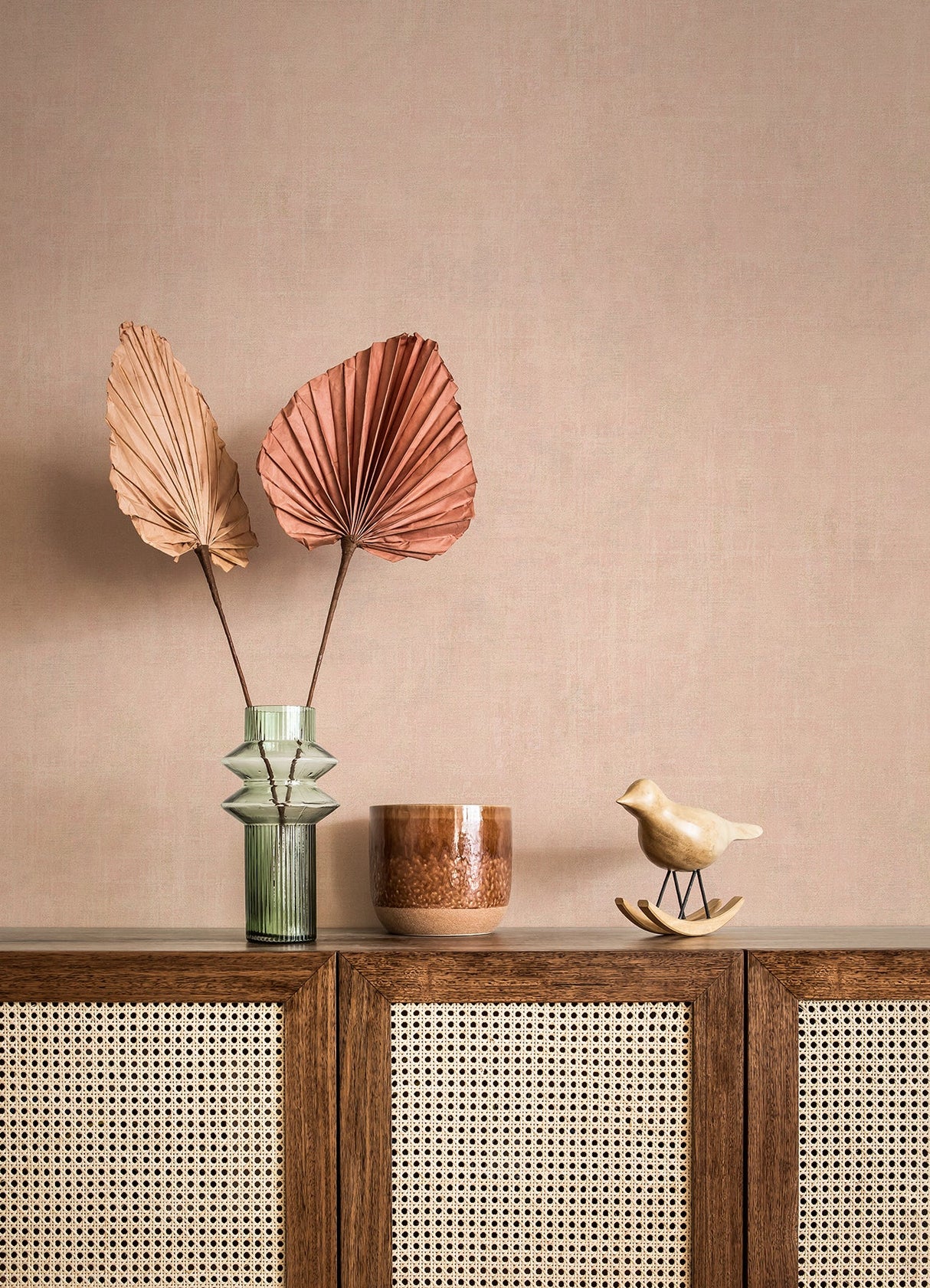 Advantage 4044-38024-6 Riomar Blush Distressed Texture Wallpaper