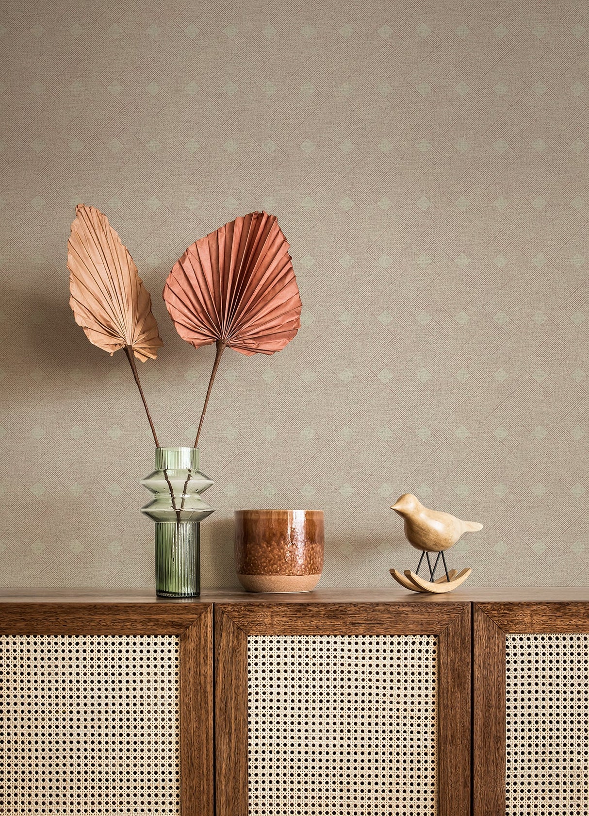 Advantage 4044-38029-2 Peugot Maroon Geometric Wallpaper