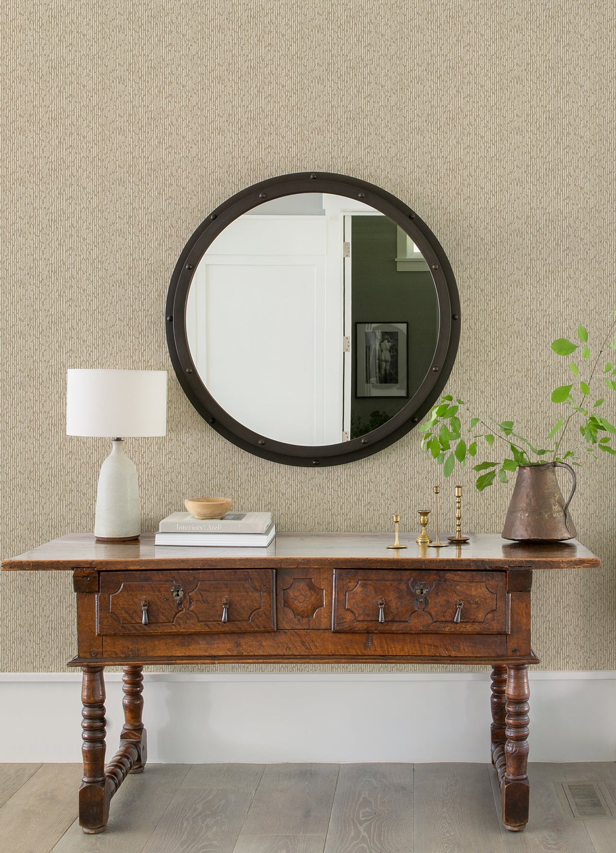 A-Street Prints 4046-26132 Mackintosh Light Brown Textural Wallpaper