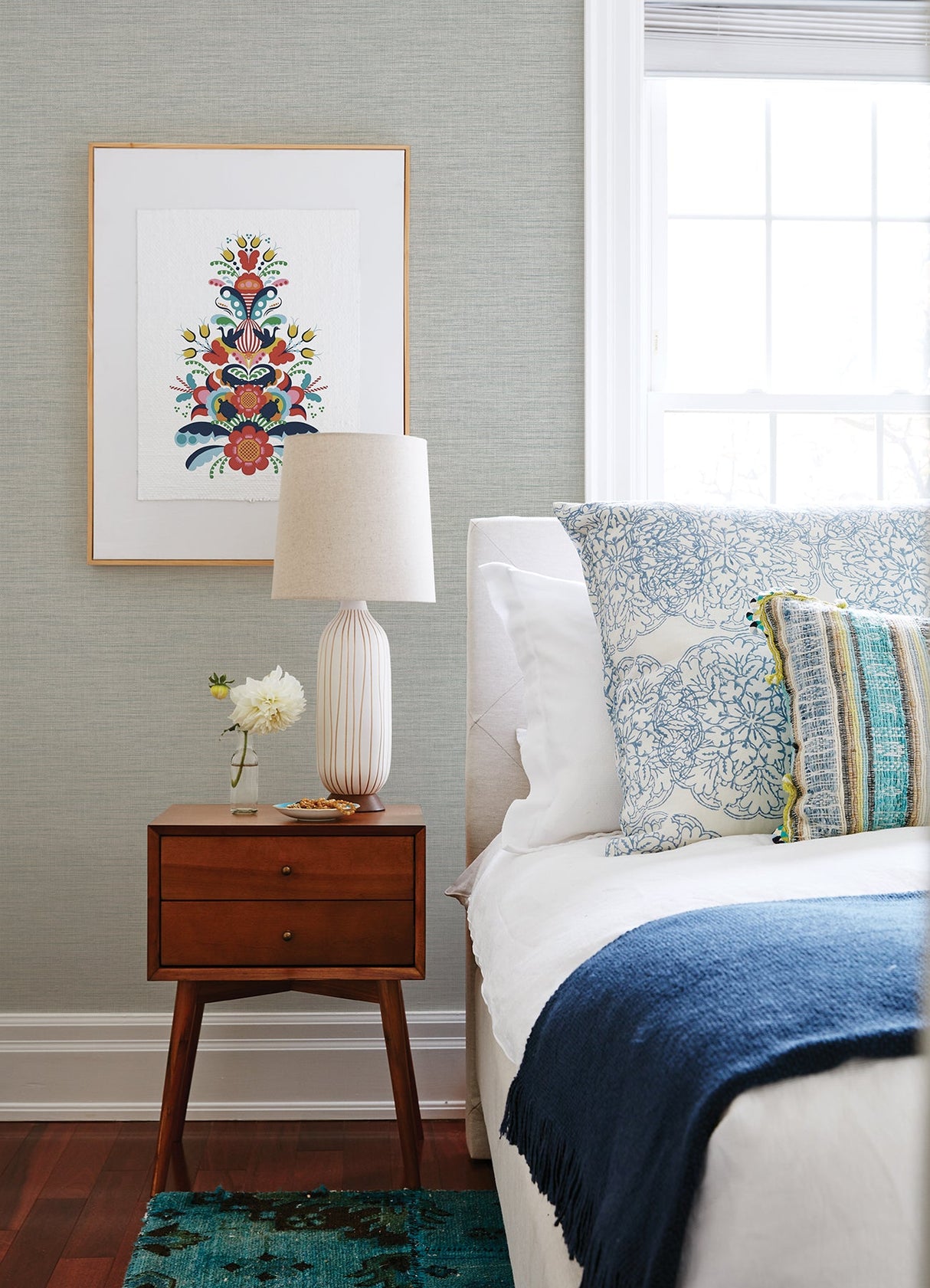 A-Street Prints 4046-26461 Exhale Seafoam Texture Wallpaper