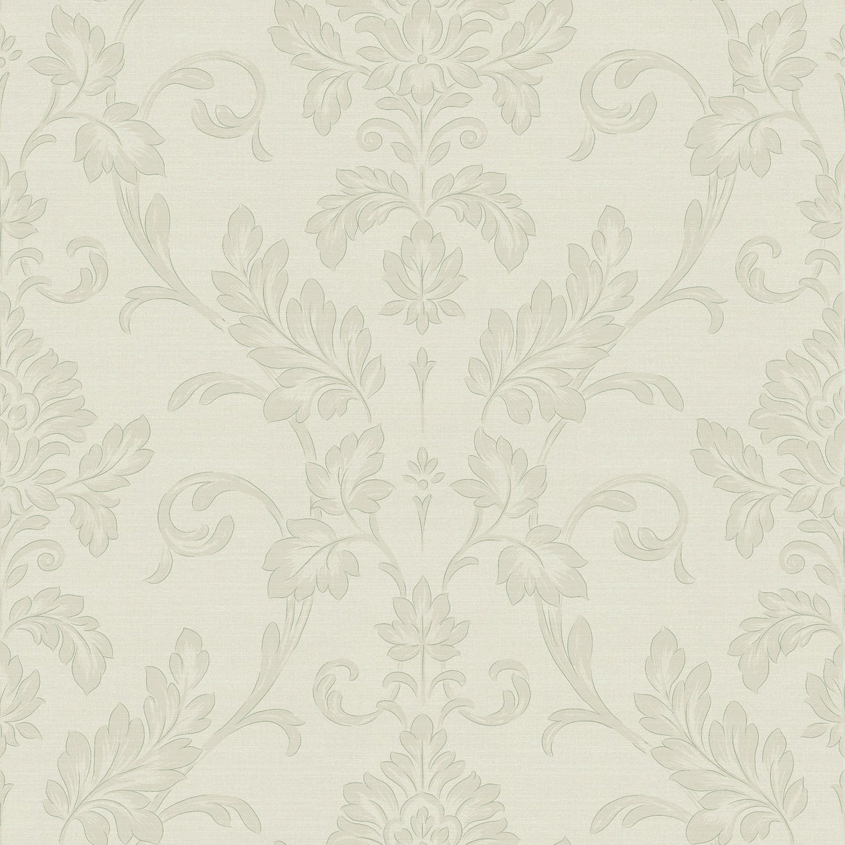 Sirpi 4058-21786 Antonella Silver Scroll Wallpaper