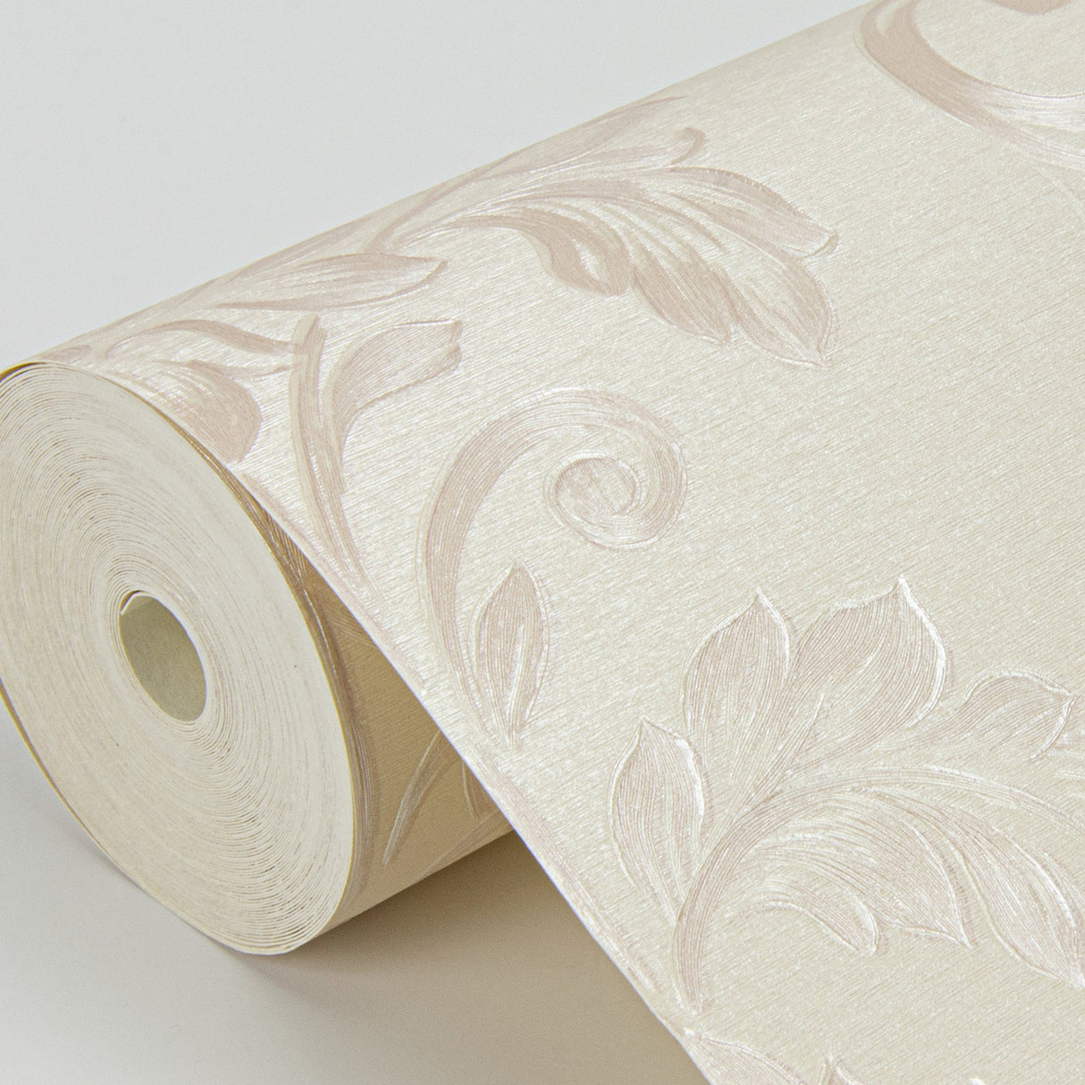 Sirpi 4058-21787 Antonella Rose Gold Scroll Wallpaper