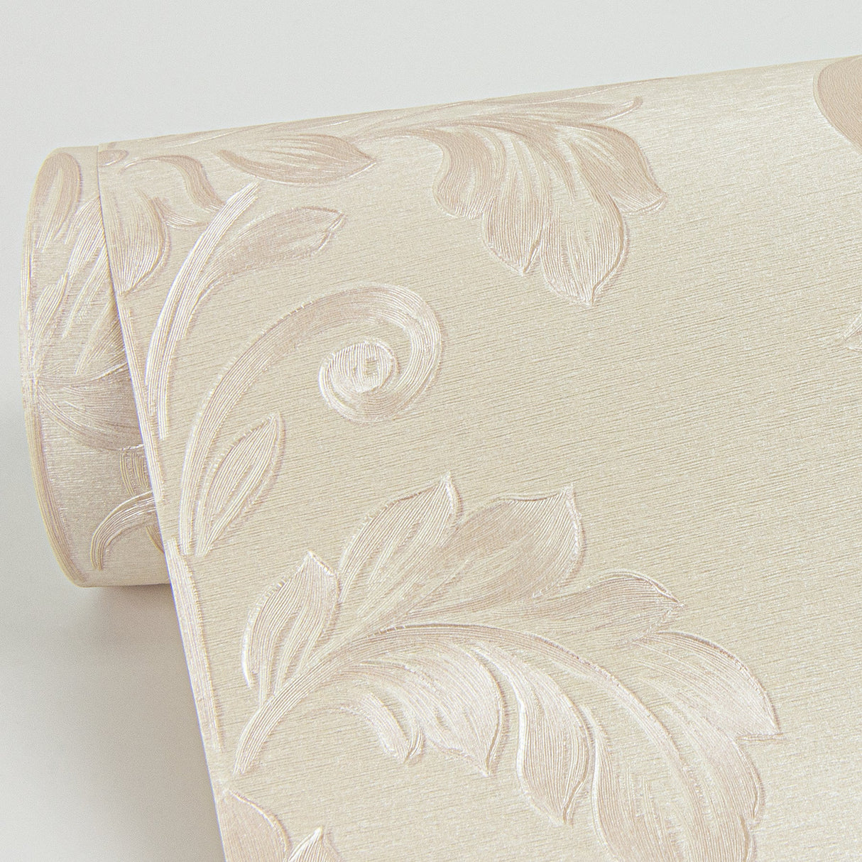 Sirpi 4058-21787 Antonella Rose Gold Scroll Wallpaper