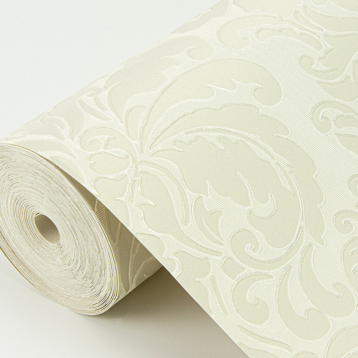 Sirpi 4058-24802 Betina Light Yellow Damask Wallpaper