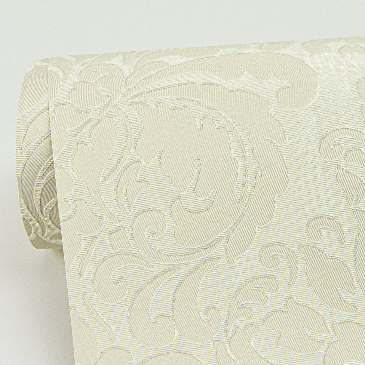Sirpi 4058-24802 Betina Light Yellow Damask Wallpaper